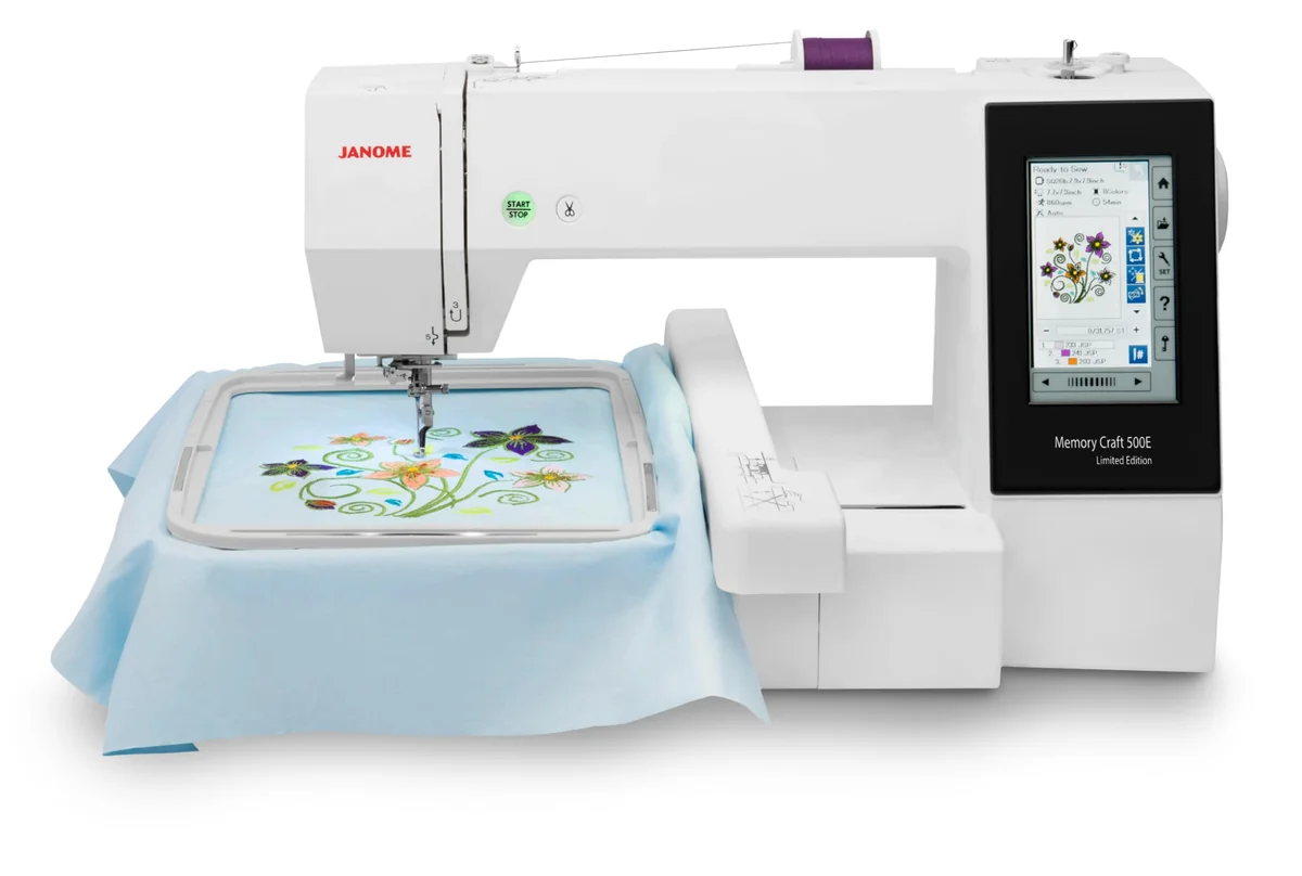 Janome Memory Craft 500e LE Embroidery Machine Review